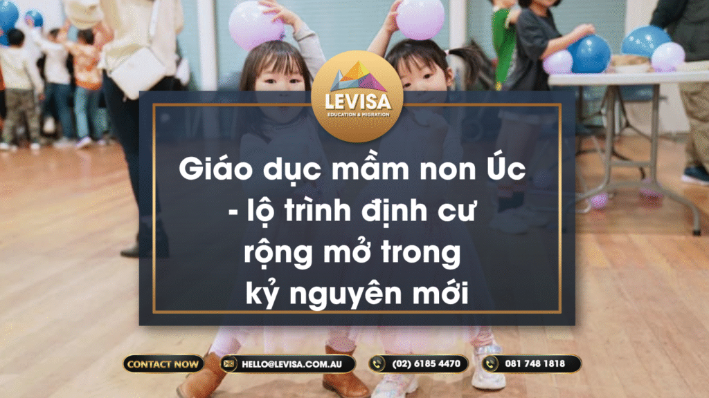 Cùng Levisa tìm hiểu về ngành giáo viên mầm non Úc