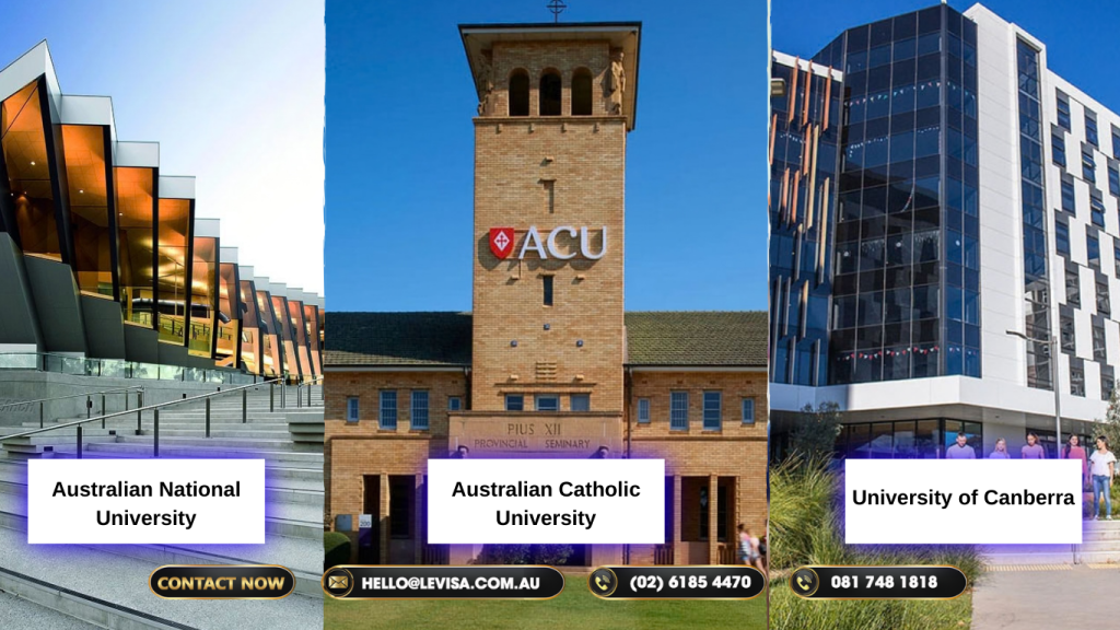 Tham khảo các trường Đại học nổi tiếng ở Canberra