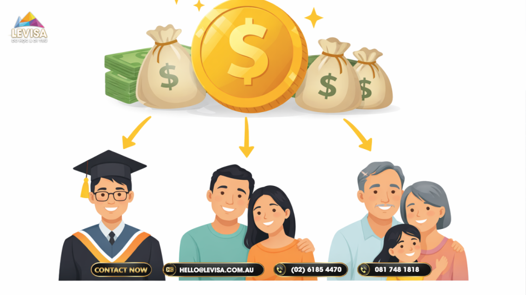 Người chứng minh tài chính du học Úc thuộc 3 nhóm chính 