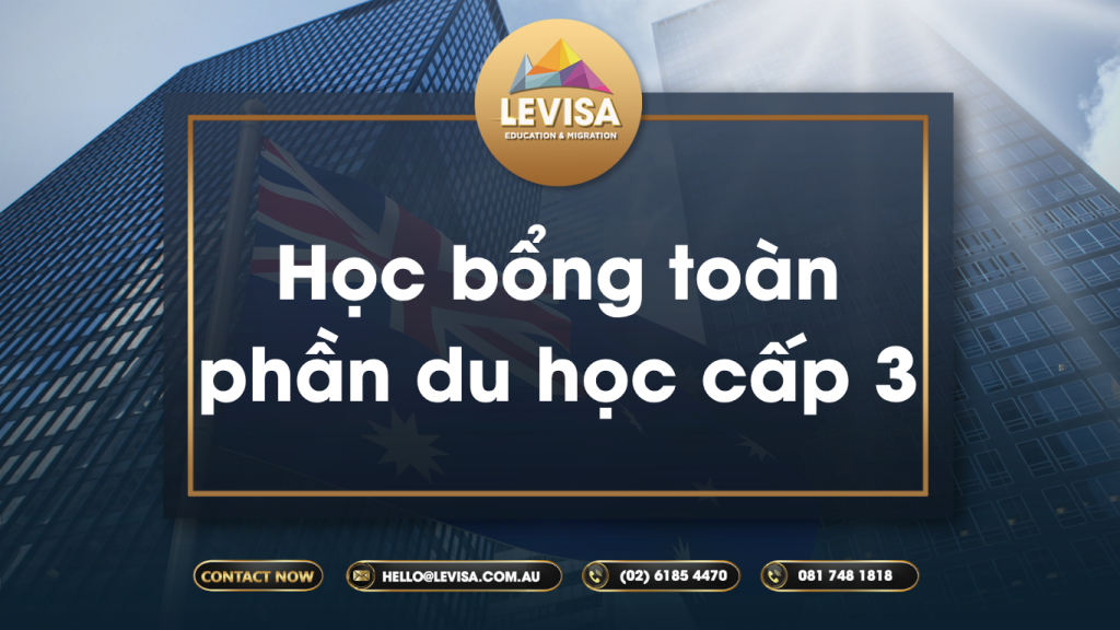 học bổng toàn phần cấp 3 du học úc