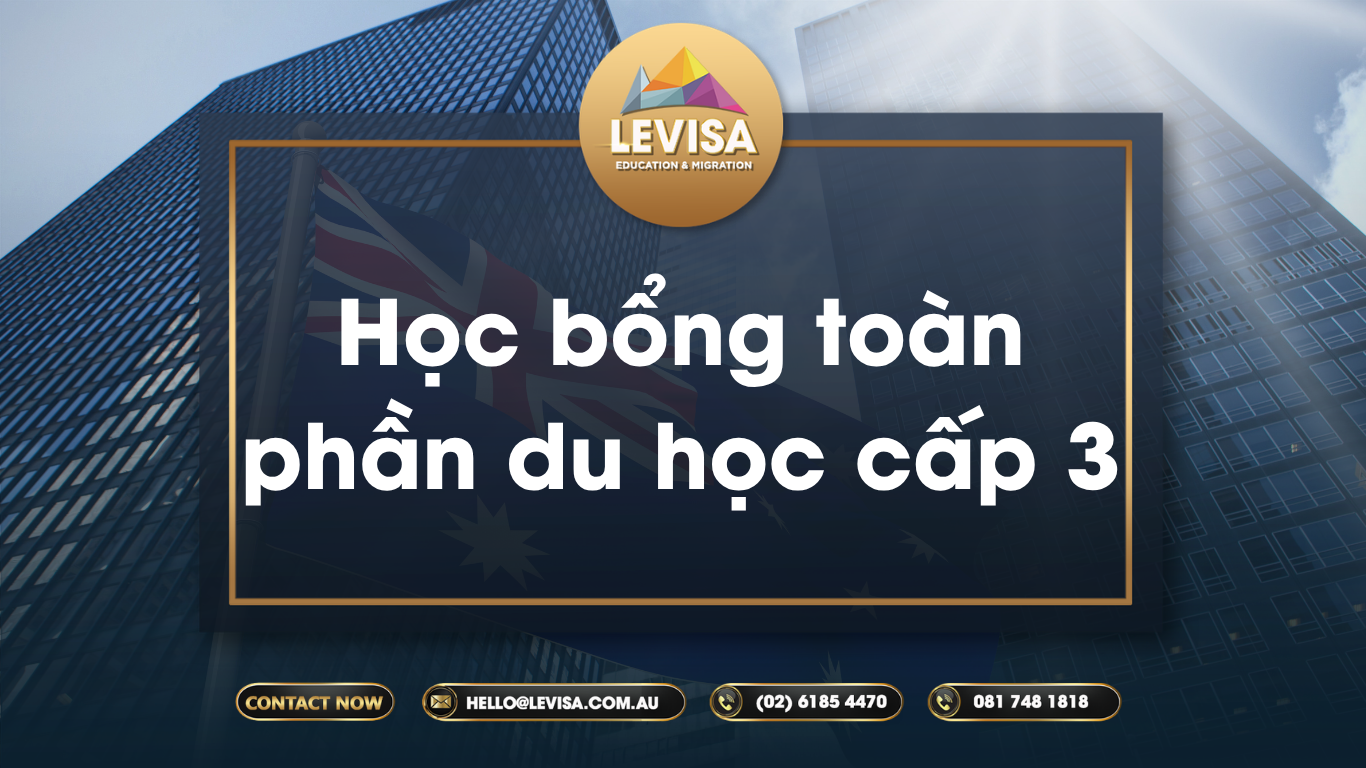 học bổng toàn phần cấp 3 du học úc