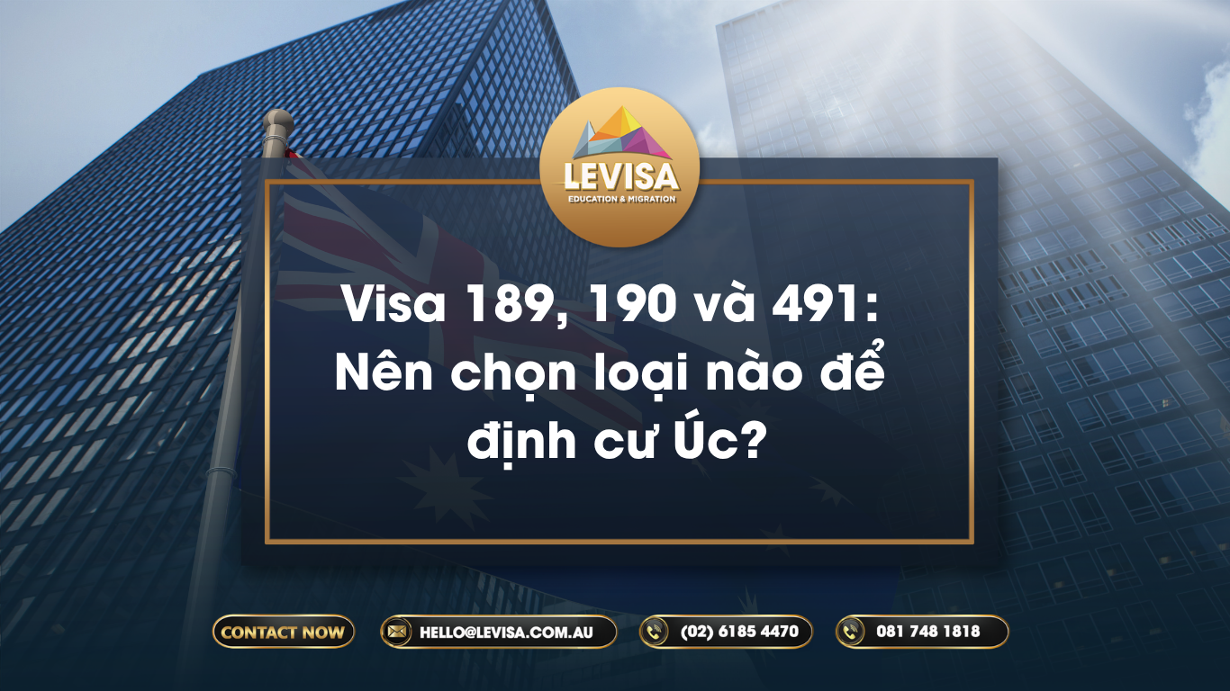 Visa 189, 190 và 491: Nên chọn loại nào để định cư Úc?