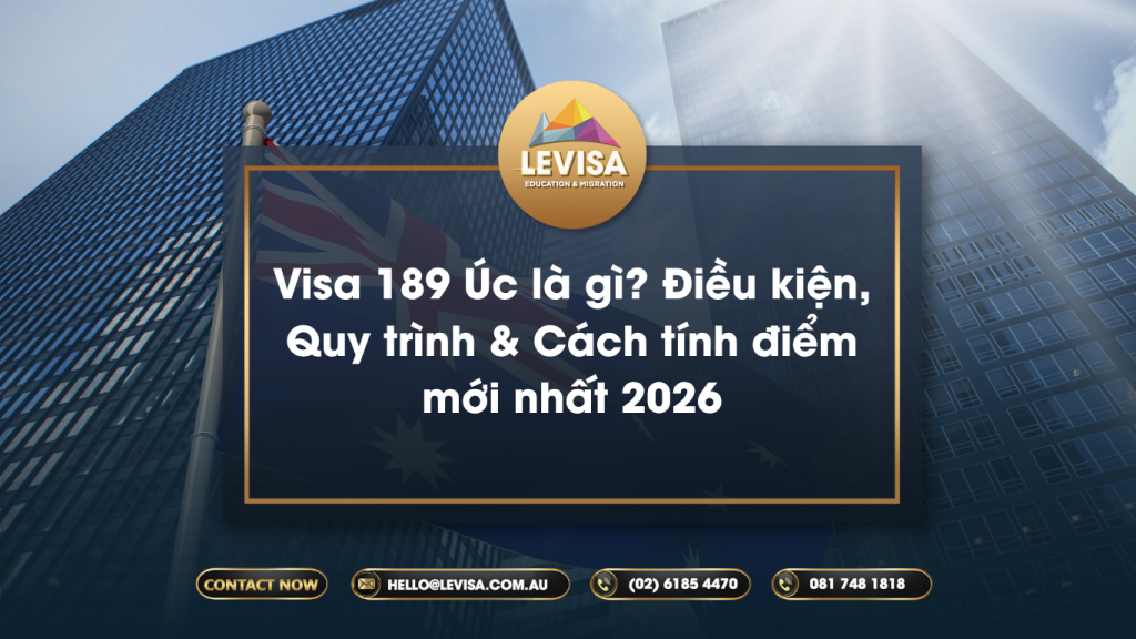 Visa 189 Úc là gì? Điều kiện, Quy trình & Cách tính điểm mới nhất 2026