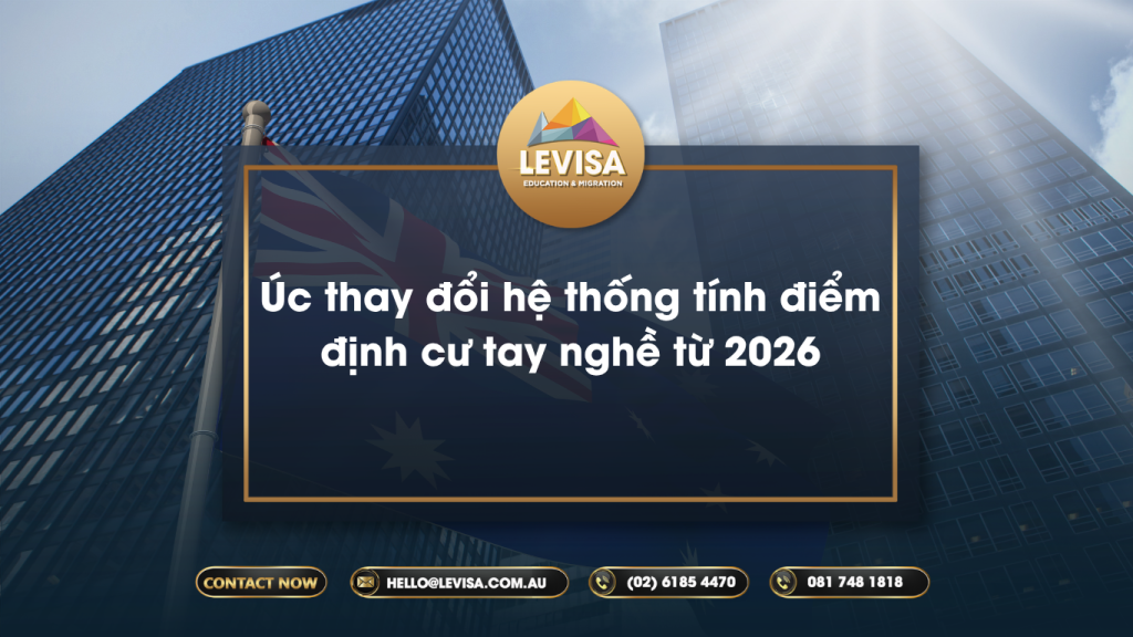 Úc thay đổi hệ thống tính điểm định cư diện tay nghề từ 2026 - Tất cả những gì bạn cần biết